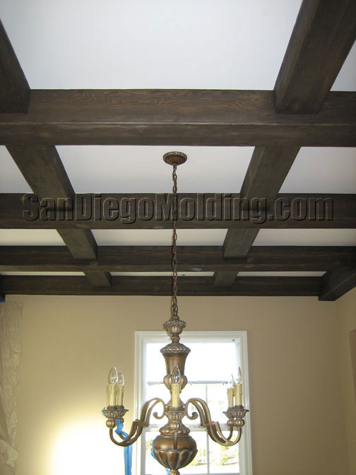 faux wood beams
